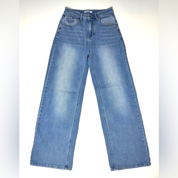 HDLTE Women's Wide Leg Baggy Jeans Size- XS - Picture 10 of 10